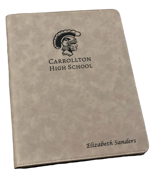 Personalized Large Leatherette Portfolio