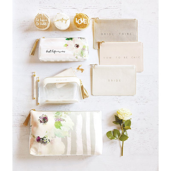 Clear Wedding Day Cosmetic Bag