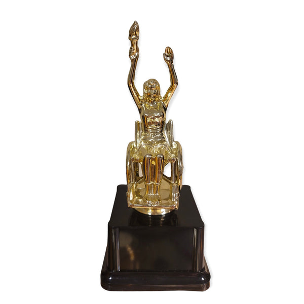 female wheelchair trophy