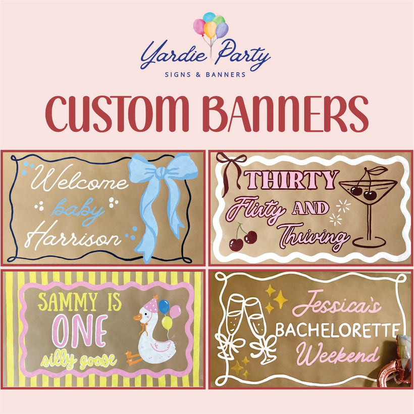 Hand Painted Banners
