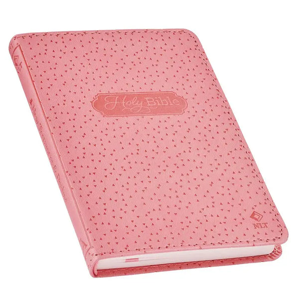 Infant New Testament Faux Leather Bible - Pink