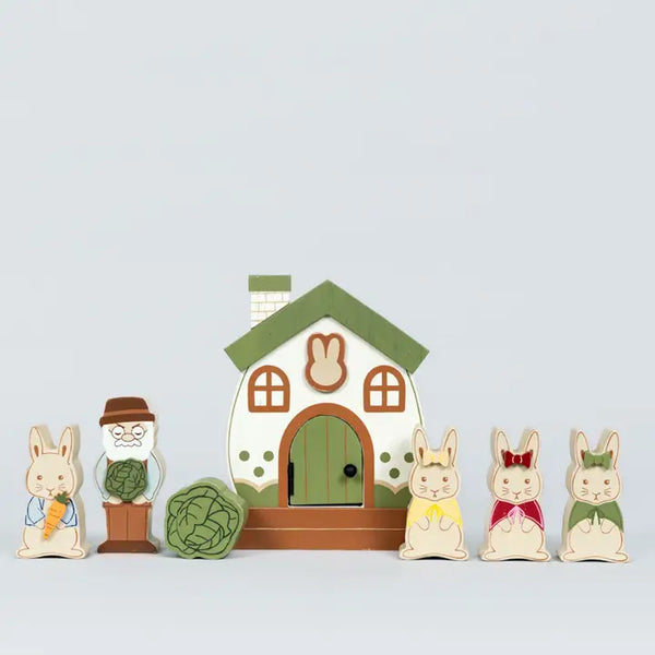 Wood Storybook Gift Set | Peter Rabbit