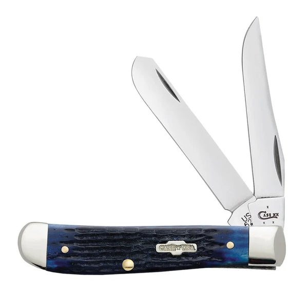 Case Knife - Blue Bone Rogers Corn Cob Mini Trapper