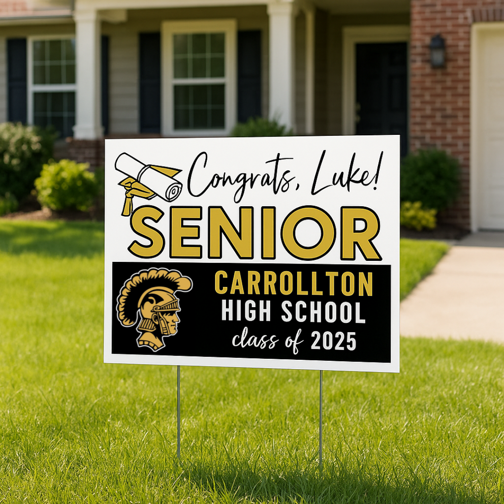 Promotional Grad Graduate Yard Sign | Personalized Graduation Yard Sign | Graduation Cap ...