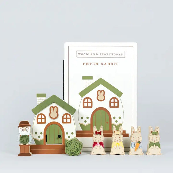 Wood Storybook Gift Set | Peter Rabbit