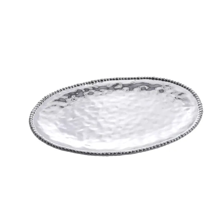 Pampa Bay - Large Oval Beaded Platter