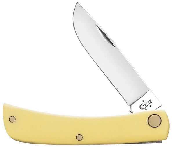 Case Knife - Yellow Synthetic Smooth Sod Buster® Jr