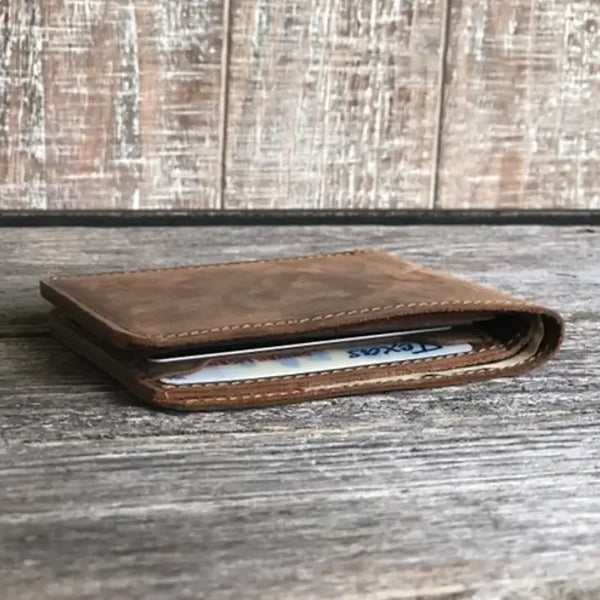 Personalized Genuine Leather Bifold Wallet