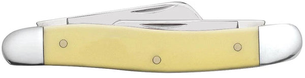 Case Knife - Yellow Synthetic Smooth Medium Stockman