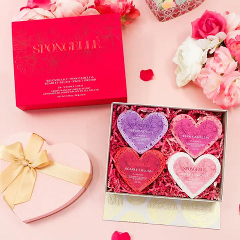 Spongelle - Valentine's Day Heart Buffer Gift Set