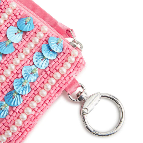 Vera Bradley - Beaded Zip Pouch | Cottage Shells