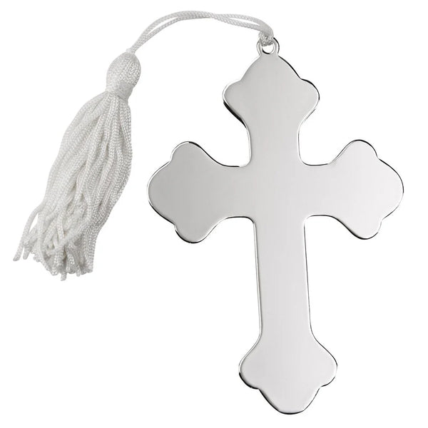 Silver Cross Ornament