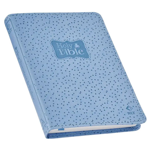Infant New Testament Faux Leather Bible - Blue