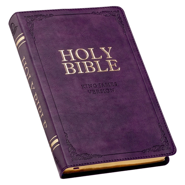 KJV Bible - Purple Faux Leather