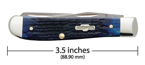 Case Knife - Blue Bone Rogers Corn Cob Mini Trapper