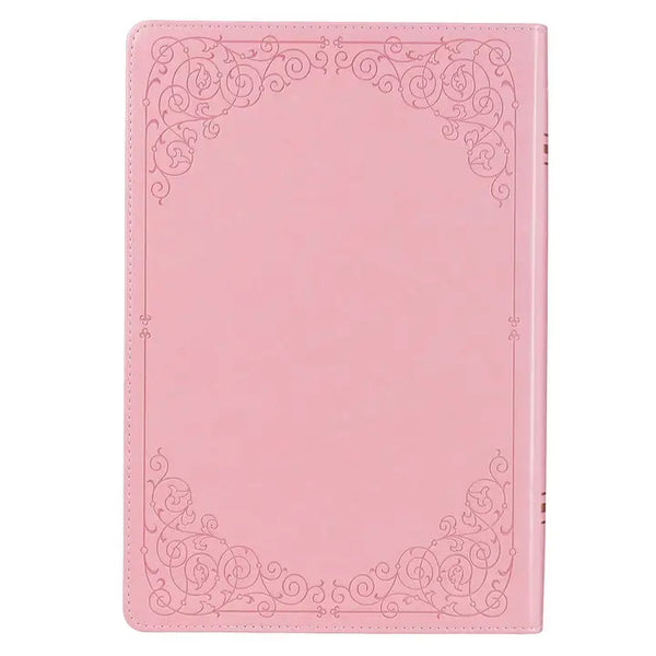 KJV Bible - Giant Print Full-Size Pink Faux Leather
