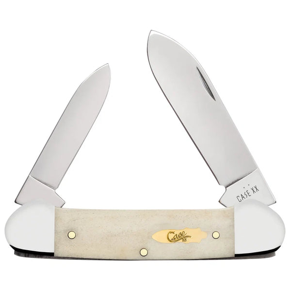 Case Knife - Natural Bone Smooth Canoe
