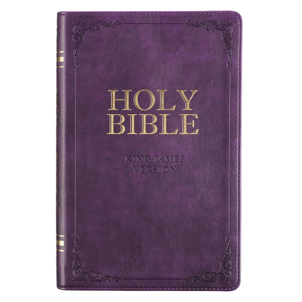 KJV Bible - Purple Faux Leather