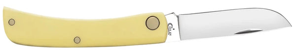 Case Knife - Yellow Synthetic Smooth Sod Buster® Jr
