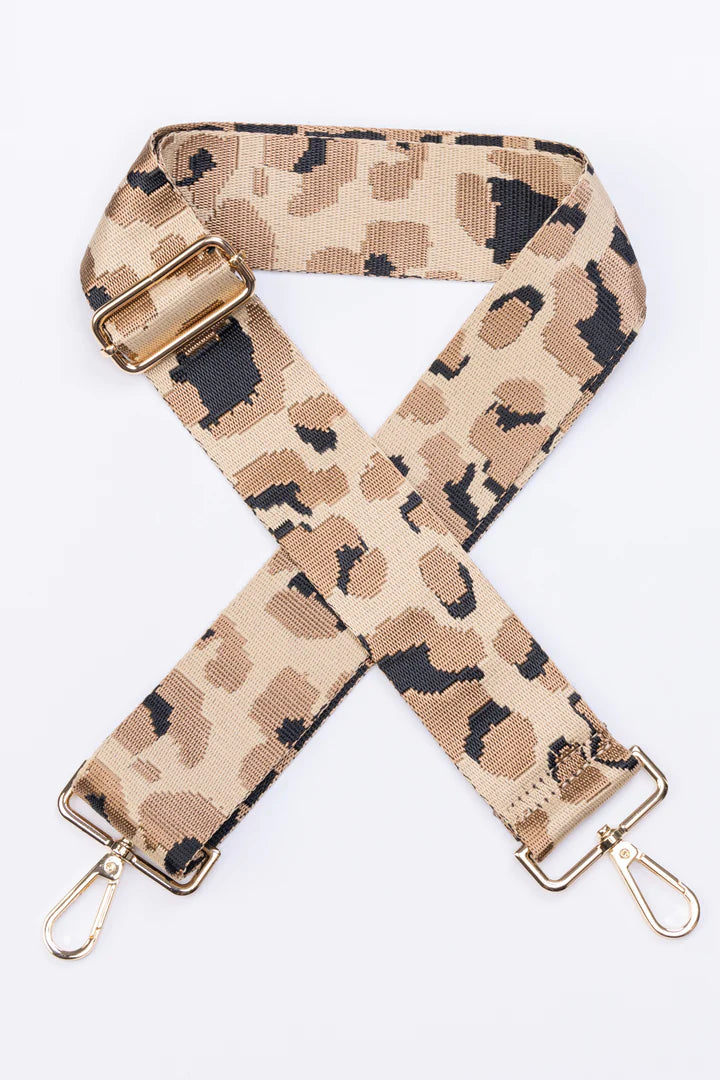 Guitar Strap | Beige Leopard