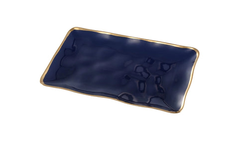 Pampa Bay - Blue Glaze Porcelain Platter