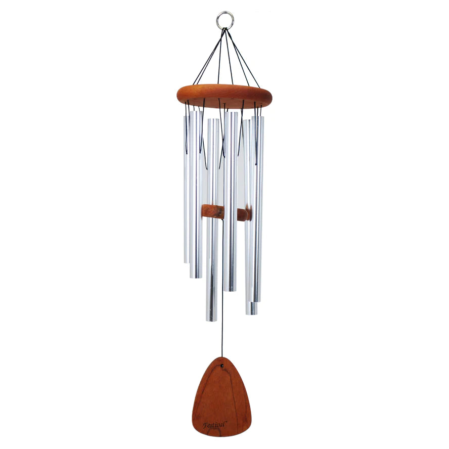 Wind Chime - Festival 24" Silver