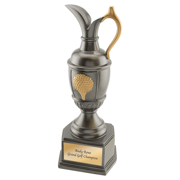 Golf Resin with Ferrule - Gun Metal w/ Gold Trim