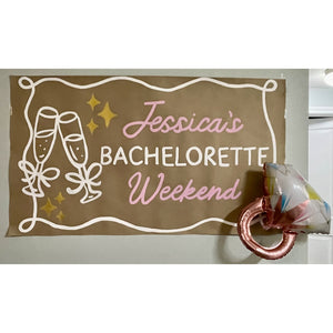 Hand-Painted Banner - Bachelorette Weekend