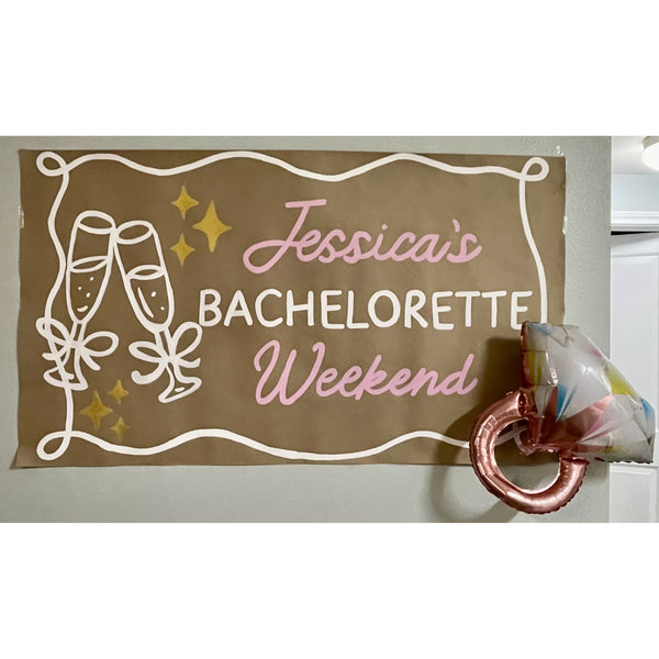 Hand-Painted Banner - Bachelorette Weekend