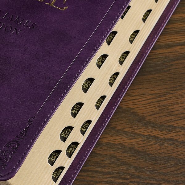 KJV Bible - Purple Faux Leather