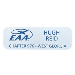 EAA Chapter Name Badge