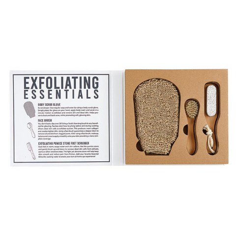 SCRUB. Face & Body Exfoliation Book Box Gift Set