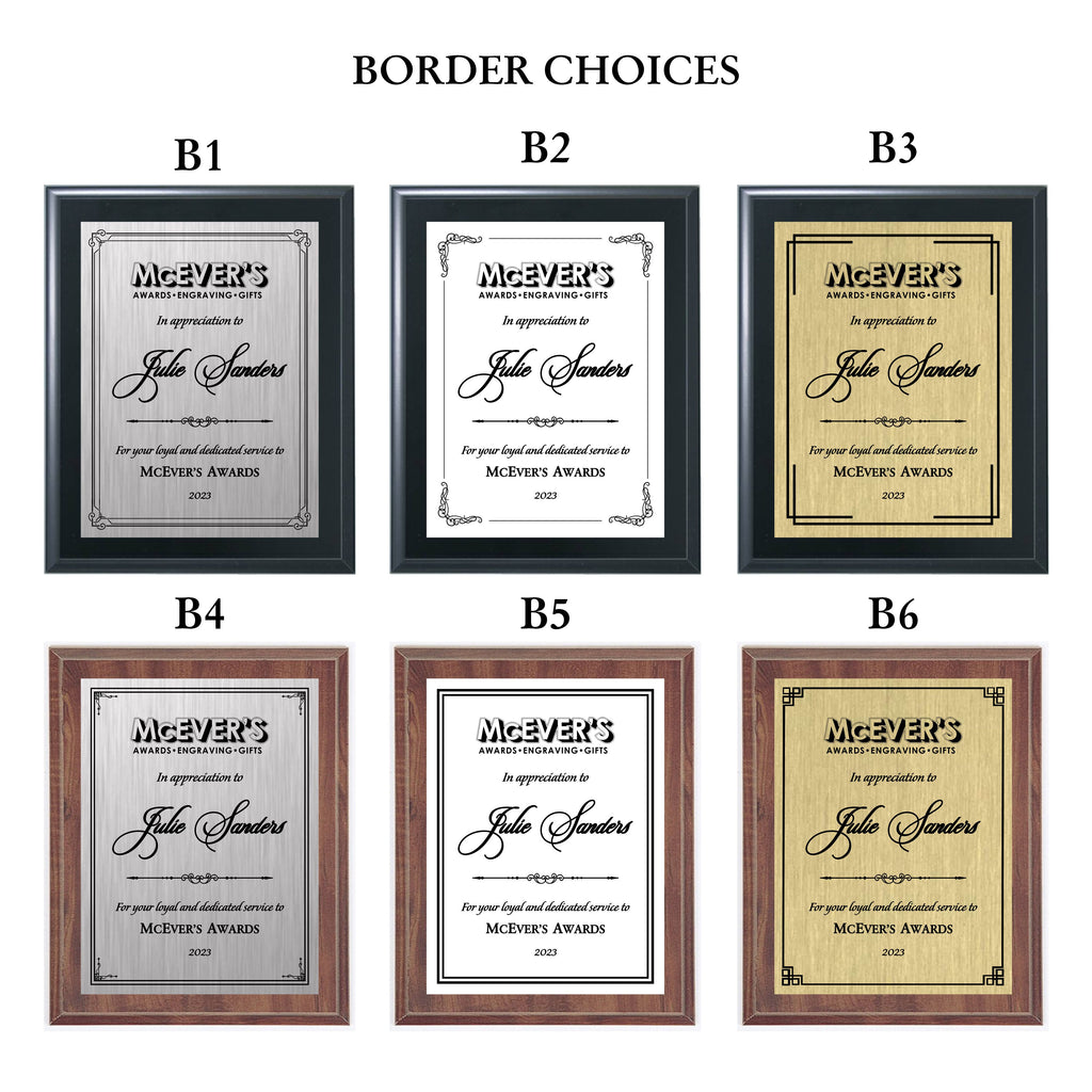 Appreciation Plaque | Plaques & Awards | Employee Appreciation Award