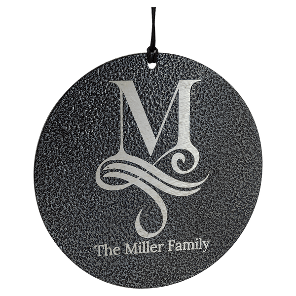 Wind Chime - 30" Black Powder Coated Aluminum