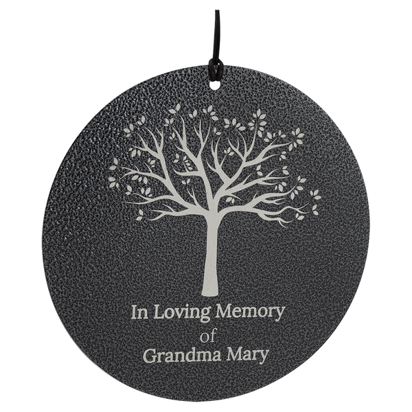 Wind Chime - 36" Black Powder Coated Aluminum