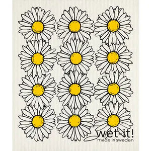 Wet-it! Reusable Cloth | Daisies