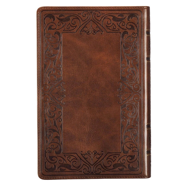 KJV Bible - Brown Faux Leather