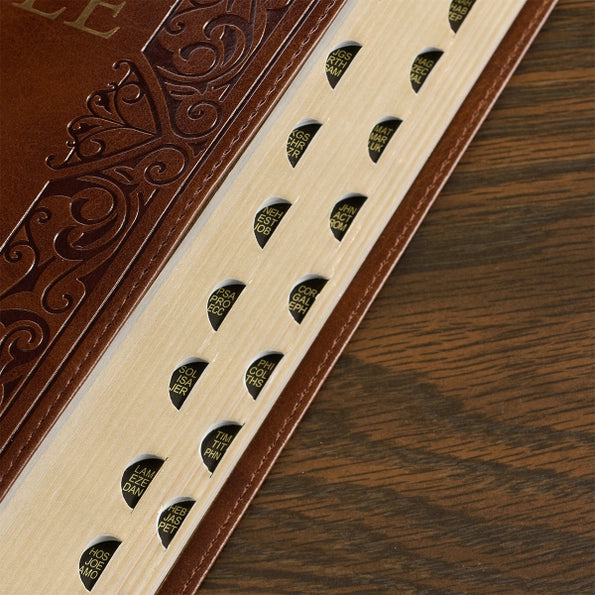 KJV Bible - Brown Faux Leather