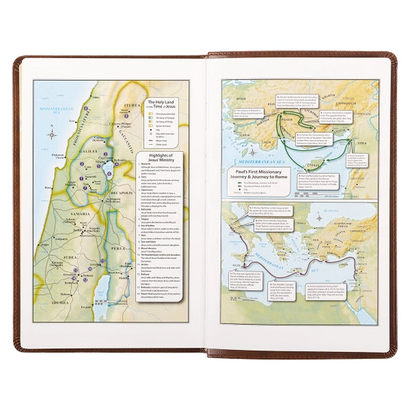 KJV Bible - Brown Faux Leather