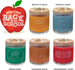 Candle - Custom Back To School Teacher Gift