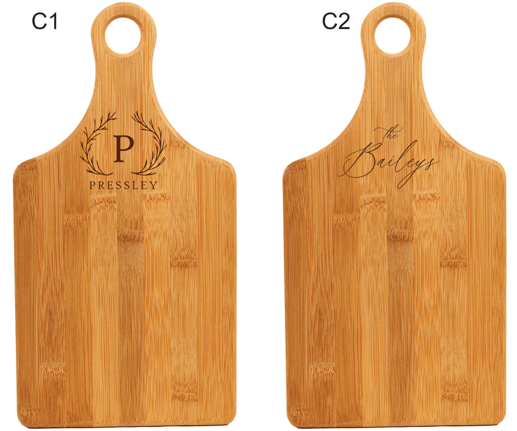HOLIDAY DEAL | $15 Personalized Name Paddle Cutting Board