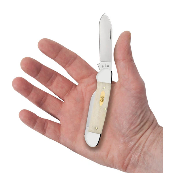 Case Knife - Natural Bone Smooth Canoe