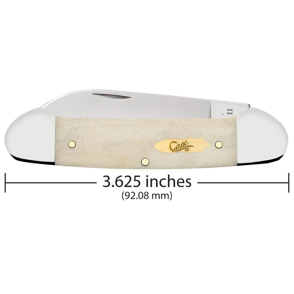 Case Knife - Natural Bone Smooth Canoe