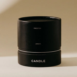 men's minimalist candle
