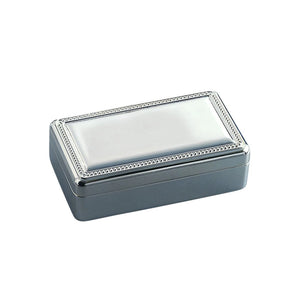 Jewelry Box - Rectangle Beaded Border