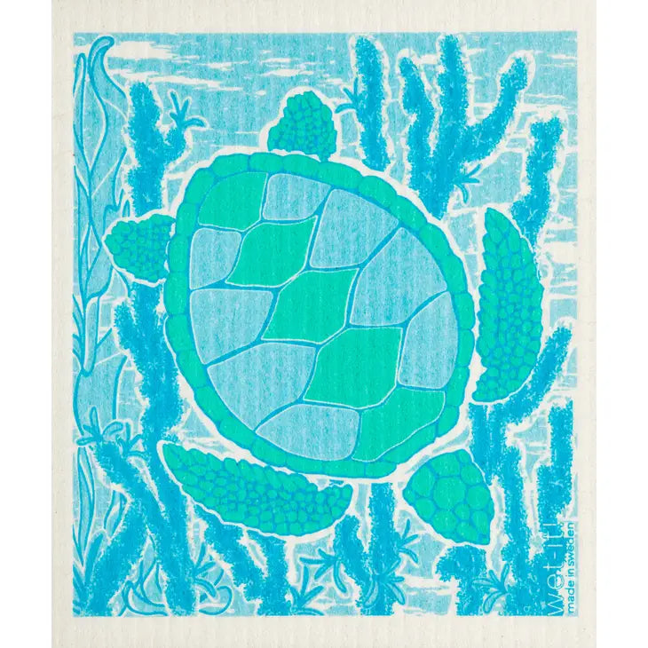 Wet-it! Reusable Cloth | Barbs Sea Turtle