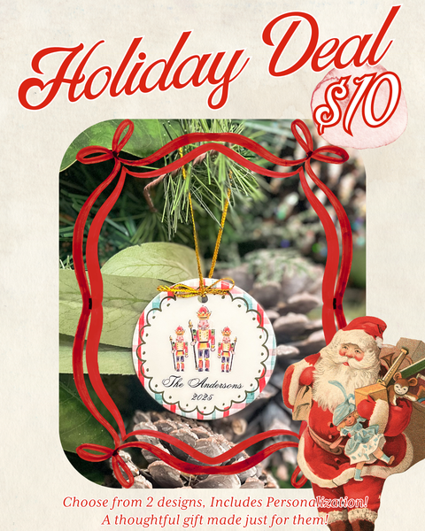 HOLIDAY DEAL | $10 Personalized Christmas Ornament