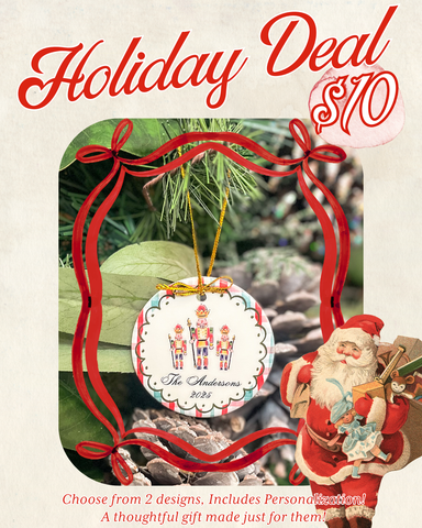 HOLIDAY DEAL | $10 Personalized Christmas Ornament