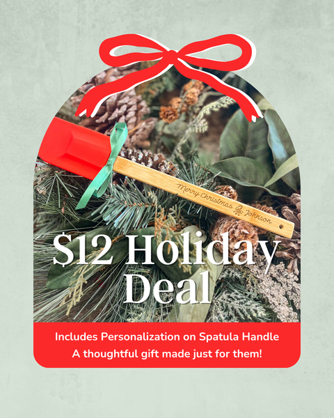 HOLIDAY DEAL | $12 Personalized Red Spatula