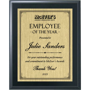 Employee of the Year Plaque